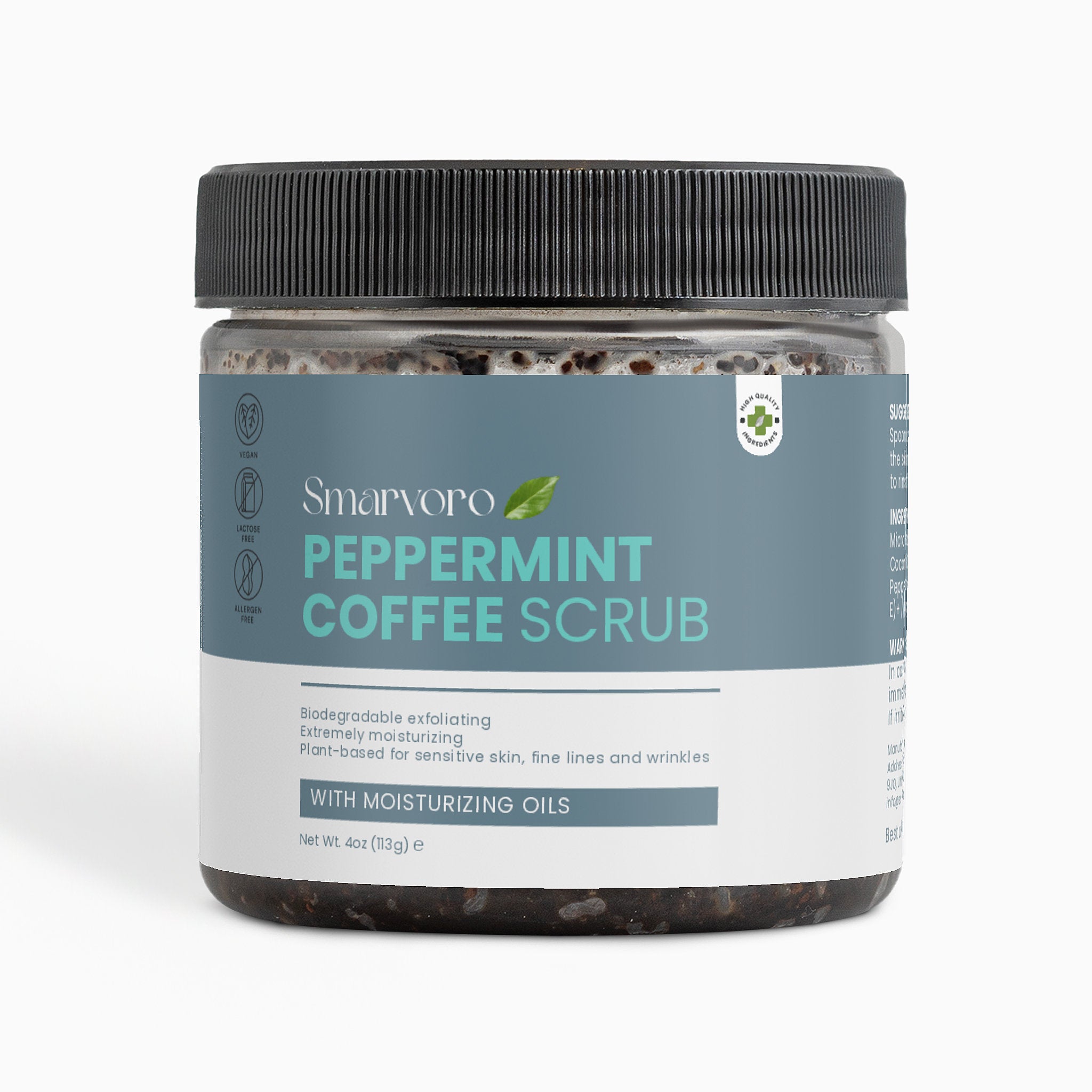 Peppermint Coffee Scrub