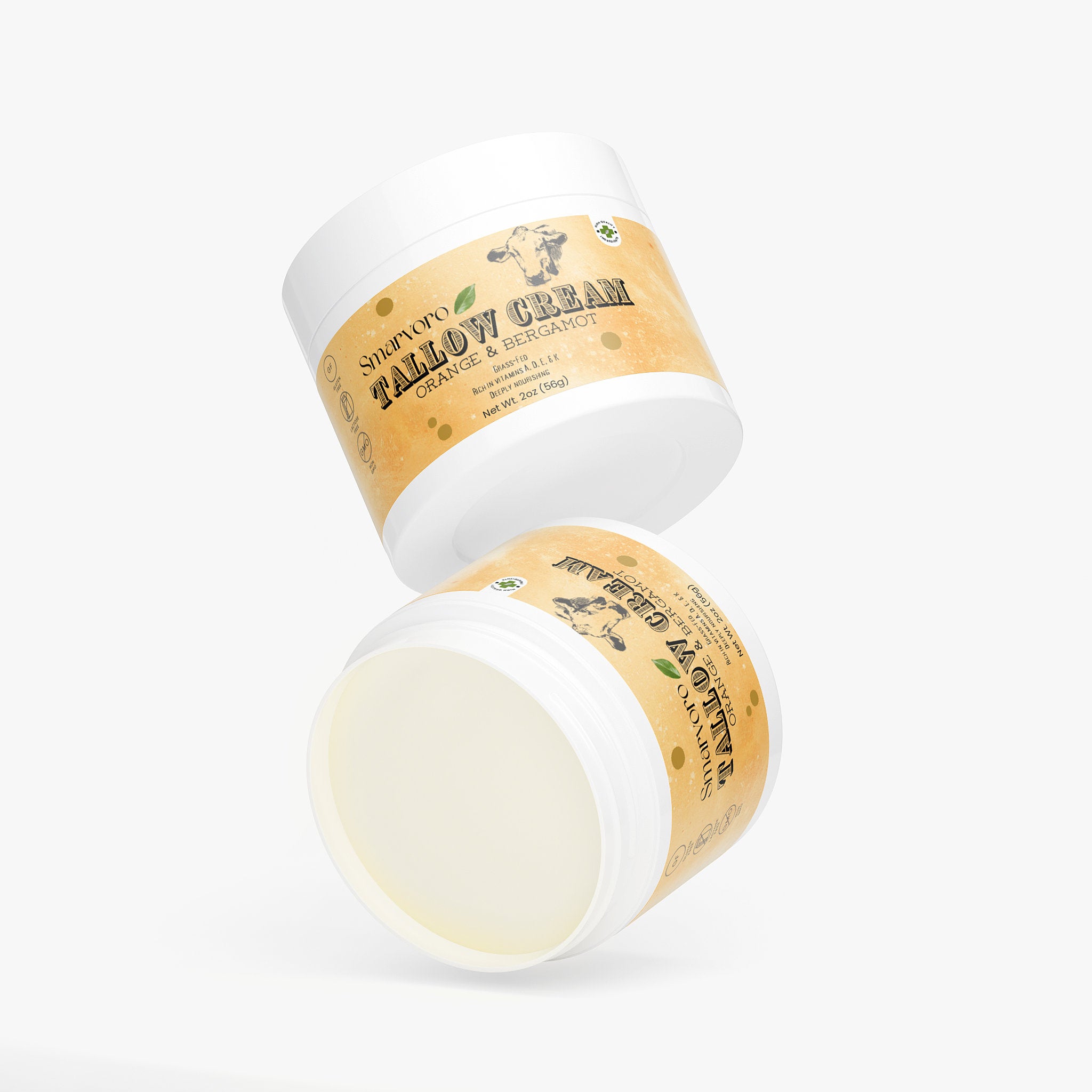 Tallow Cream Orange & Bergamot