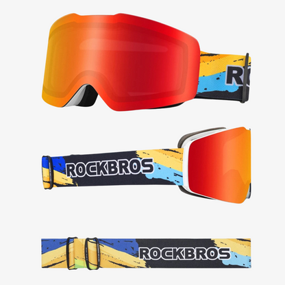 VertexSnow Versatile Ski & Snowboard Goggles - ROCKBROS